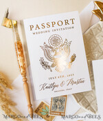 WEDDING INVITATIONS passport to love/ beach wedding invites  White Gold  Passport Wedding Invitation, Golden Plane Wedding Cards  Boarding Pass,  Tuscany Passport Wedding Invitations  Abroad, Destination Wedding Invites, Travel Map Wedding Stationary16