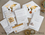 WEDDING INVITATIONS passport to love/ beach wedding invites  White Golden Passport Wedding Invitation, Golden Plane Wedding Cards  Boarding Pass,  Travel Passport Wedding Invitations  Abroad, Destination Wedding Invites, Travel Map Wedding Stationary, boarding pass invitations11