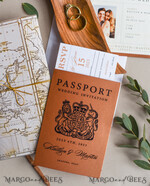 WEDDING INVITATIONS passport to love/ beach wedding invites  Terracotta Passport Wedding Invitation , Wedding Cards  Boarding Pass,  Passport Wedding Invitations  Abroad, Destination Wedding Invites, Travel Map Wedding Stationary11