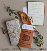 WEDDING INVITATIONS passport to love/ beach wedding invites  Terracotta Passport Wedding Invitation , Wedding Cards  Boarding Pass,  Passport Wedding Invitations  Abroad, Destination Wedding Invites, Travel Map Wedding Stationary11