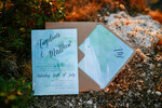 WEDDING INVITATIONS passport to love/ beach wedding invites  Watercolor beach Wedding Invitations, Minimalist Watercolor Seaside Wedding Invites, Italian Wedding Cards 7