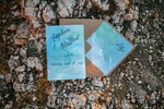 WEDDING INVITATIONS passport to love/ beach wedding invites  Watercolor beach Wedding Invitations, Minimalist Watercolor Seaside Wedding Invites, Italian Wedding Cards 7