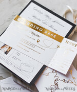 WEDDING INVITATIONS passport to love/ beach wedding invites  Gold  Passport Wedding Invitation, Map Wedding Cards  Boarding Pass,  Black Passport Wedding Invitations  Abroad, Destination Wedding Invites, Travel Map Wedding Stationary17