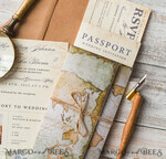 WEDDING INVITATIONS passport to love/ beach wedding invites   Luxury Passport Wedding Invitation , Rustic  Boarding Pass,  Passport Wedding Invitations  Abroad, Destination Wedding Invites, Travel Map Wedding Stationary9