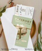 WEDDING INVITATIONS passport to love/ beach wedding invites  Sage Green Tuscany  Passport Wedding Invitation, Golden Plane Wedding Cards  Boarding Pass, Greece Passport Wedding Invitations  Abroad, Destination Wedding Invites, Travel Map Wedding Stationary16