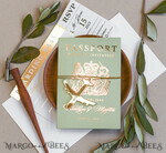 WEDDING INVITATIONS passport to love/ beach wedding invites  Sage Green Tuscany  Passport Wedding Invitation, Golden Plane Wedding Cards  Boarding Pass, Greece Passport Wedding Invitations  Abroad, Destination Wedding Invites, Travel Map Wedding Stationary16