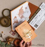 WEDDING INVITATIONS passport to love/ beach wedding invites  Gold terracotta Passport Wedding Invitation, Burnt Orange Gold Wedding Cards Boarding Pass, Travel Passport Wedding Invitations Abroad, Destination Wedding Invites, Travel Map Wedding Stationary14