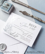 WEDDING INVITATIONS passport to love/ beach wedding invites  The wedding invitations card, destination elopement stationery15