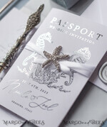 WEDDING INVITATIONS passport to love/ beach wedding invites  The wedding invitations card, destination elopement stationery15