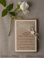 Save the date personalized, vintage3