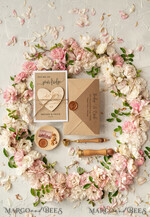 Save the date bespoke announcement card, rustic10