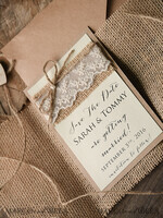 Save the date personalized, barn4