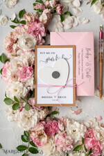 Wedding Save the Date card, vintage16
