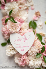 Wedding Save the Date card, vintage16