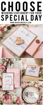 Wedding Save the Date card, vintage16