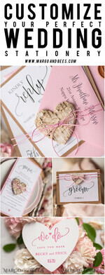 Wedding Save the Date card, vintage16
