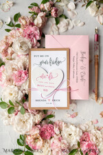 Wedding Save the Date card, vintage16