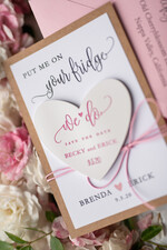 Wedding Save the Date card, vintage16