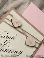 Wedding Save the Date card, rustic4