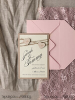 Wedding Save the Date card, rustic4