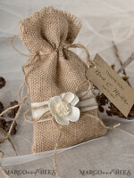 HOCHZEITSGESCHENKE Rustikale Jutesäckchen als Geschenke Hochzeitsdankeschön-Geschenke, maßgeschneiderte rustikale Jute-Geschenktüten4