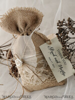 HOCHZEITSGESCHENKE Rustikale Jutesäckchen als Geschenke Hochzeitsgeschenke, rustikale Jute-Geschenkbeutel5