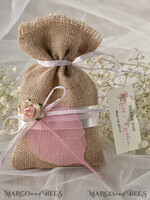 HOCHZEITSGESCHENKE Rustikale Jutesäckchen als Geschenke Hochzeitsgeschenk, Rustikale Jute-Geschenktüten5