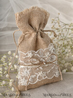 HOCHZEITSGESCHENKE Rustikale Jutesäckchen als Geschenke Hochzeitsgeschenke, Rustikale Jute-Geschenktüten5