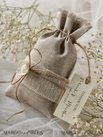 HOCHZEITSGESCHENKE Shabby Chic Leinen Geschenkbeutel Hochzeitsgeschenkideen, Rustikale Leinenbeutel6