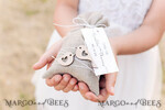 HOCHZEITSGESCHENKE Shabby Chic Leinen Geschenkbeutel Hochzeitsgeschenk, Shabby Chic Tasche3