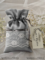HOCHZEITSGESCHENKE Geschenktüten aus Satin und Spitze Hochzeitsgeschenke, Vintage Spitze Satinbeutel5