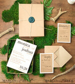 HOCHZEITS EINLADUNGEN Wald / Berge / Waldlandschaft Thema Hochzeitseinladungen individuell, Holzstationery aus dem Wald9