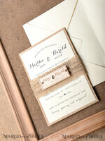 WEDDING INVITATIONS forest / Mountains / woodland theme Affordable wedding invitations, country barn stationery9
