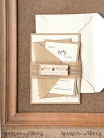 WEDDING INVITATIONS forest / Mountains / woodland theme Affordable wedding invitations, country barn stationery9