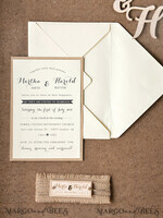 WEDDING INVITATIONS forest / Mountains / woodland theme Affordable wedding invitations, country barn stationery9