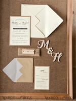WEDDING INVITATIONS forest / Mountains / woodland theme Affordable wedding invitations, country barn stationery9