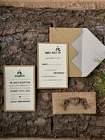 WEDDING INVITATIONS forest / Mountains / woodland theme Unique wedding invitations, rustic invites7
