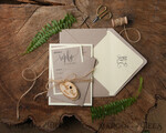 HOCHZEITS EINLADUNGEN Wald / Berge / Waldlandschaft Thema Beeindruckende Hochzeitseinladungen, Waldstationery6