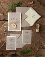 HOCHZEITS EINLADUNGEN Wald / Berge / Waldlandschaft Thema Beeindruckende Hochzeitseinladungen, Waldstationery6