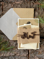 WEDDING INVITATIONS forest / Mountains / woodland theme Personalised wedding invitation, natural rustic stationery6