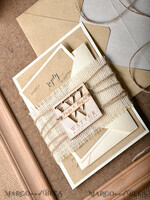 WEDDING INVITATIONS forest / Mountains / woodland theme Wedding invitations custom colors, rustic barn invites5