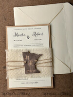 WEDDING INVITATIONS forest / Mountains / woodland theme The wedding invitations card, woodland stationery5