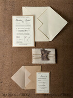 WEDDING INVITATIONS forest / Mountains / woodland theme The wedding invitations card, woodland stationery5