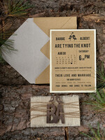WEDDING INVITATIONS forest / Mountains / woodland theme Custom Wedding invitations, wooden invites6