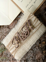 WEDDING INVITATIONS forest / Mountains / woodland theme Unique wedding invitations, rustic wood stationery7