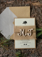 WEDDING INVITATIONS forest / Mountains / woodland theme Stunning wedding invitations, country barn stationery8