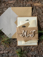 WEDDING INVITATIONS forest / Mountains / woodland theme Stunning wedding invitations, country barn stationery8