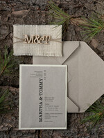 WEDDING INVITATIONS forest / Mountains / woodland theme Custom Wedding invitations, country barn stationery7