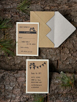WEDDING INVITATIONS forest / Mountains / woodland theme Wedding invitations online, country barn stationery8