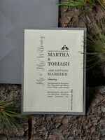 WEDDING INVITATIONS forest / Mountains / woodland theme Unique wedding invitations, wooden invites8